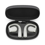 Cleer ARC Open-Ear Ear Hook Design Flexible Hinge Touch Control True Wireless Earbuds (White)