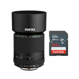 Pentax HD PENTAX-DA 55-300mm f/4.5-6.3 ED PLM WR RE Lens with 64 GB Memory Card and Accessory Kit