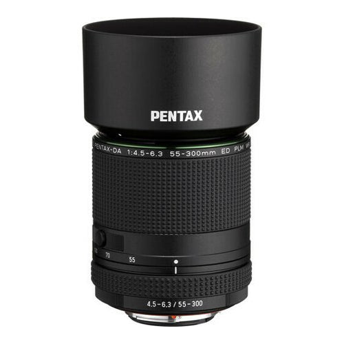 Pentax HD PENTAX-DA 55-300mm f/4.5-6.3 ED PLM WR RE Lens with 64 GB Memory Card and Accessory Kit