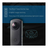 Ricoh Theta Z1 360 Camera with 51GB Internal Storage with Lens Cap and Corel Art Suite