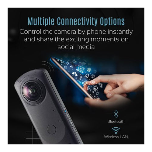 Ricoh Theta Z1 360 Camera with 51GB Internal Storage with Lens Cap and Corel Art Suite