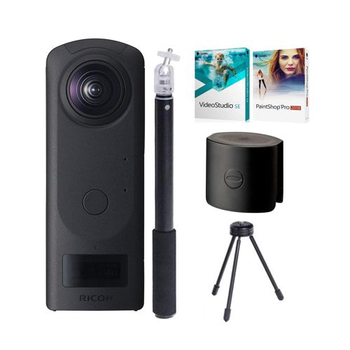 Ricoh Theta Z1 360 Camera with 51GB Internal Storage with Lens Cap and Corel Art Suite