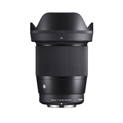 Sigma 16mm f/1.4 DC DN Contemporary Lens for Sony with Accessory Bundle