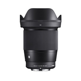 Sigma 16mm f/1.4 DC DN Contemporary Lens for Sony with Accessory Bundle
