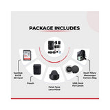 Sigma 18-35mm f/1.8 DC HSM Art Lens for Canon DSLR Cameras with 64GB SD Card and Accessory Bundle