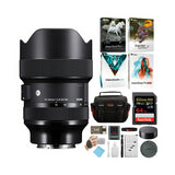Sigma 14-24mm f/2.8 DG DN Art Lens for Sony E-Mount with Software Suite, 64GB SD Card, and Accessory Bundle