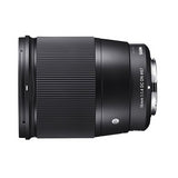 Sigma 16mm f/1.4 DC DN Contemporary Lens for Sony E Mount Cameras with Backpack Bundle