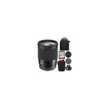 Sigma 16mm f/1.4 DC DN Contemporary Lens for Canon EF-M with 64GB Ultra SDXC UHS-I Card Bundle