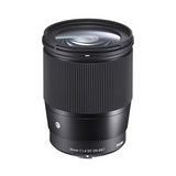 Sigma 16mm f/1.4 DC DN Contemporary Lens for Canon EF-M with 64GB Ultra SDXC UHS-I Card Bundle