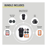 Sigma 24-70mm f/2.8 DG DN Lens for Sony E-Mount with Memory Bundle