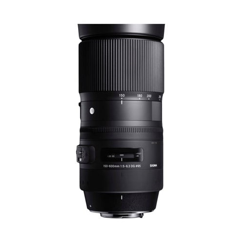 Sigma 150-600mm f/5-6.3 DG OS HSM Contemporary Lens for Nikon with Mini 1TB  External Hard Drive and Accessory Bundle