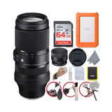 Sigma 100-400mm f/5-6.3 DG DN OS Lens for Sony E-Mount and 1TB HDD Bundle