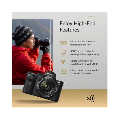 Sony Alpha a7II Mirrorless Digital Camera with 28-70mm Lens and Tripod Bundle