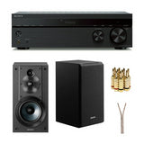 Sony 2 Channel Stereo Receiver with Sony 3-Way 3-Driver Speaker System Bundle