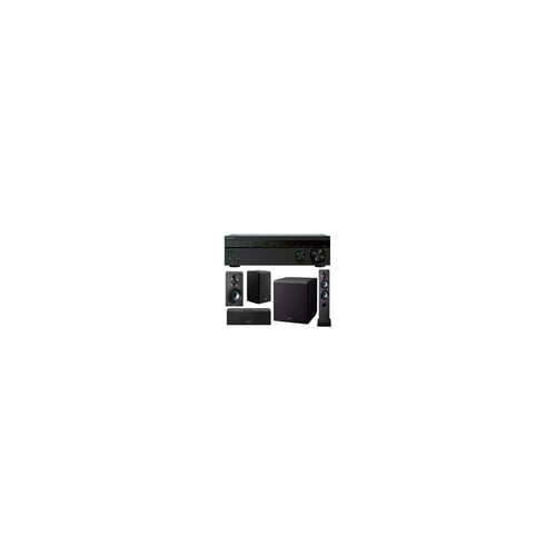 Sony STRDH590 5.2ch Home Theater AV Receiver with Speaker and Subwoofer Bundle