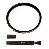 Tiffen 82mm UV Protector Lens Filter with Focus Lens Cleaning Brush Bundle