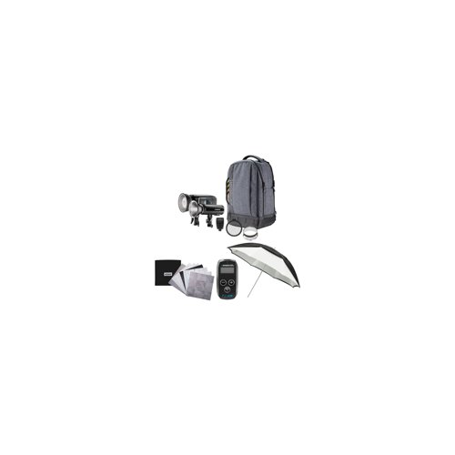 Westcott FJ Wireless 2-Light Portable Portrait Flash Kit with FJ-X3 S Trigger with Backdrops Bundle