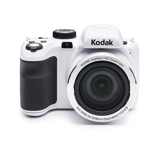 Kodak PIXPRO AZ425 Astro Zoom 20MP Digital Camera (White) with 32GB Card