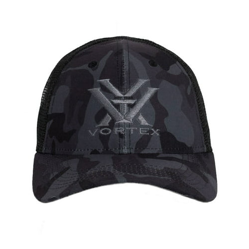 Vortex Logo Hat (Black Camo)
