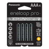 Panasonic Eneloop Pro AAA Rechargeable Batteries (4-Pack)