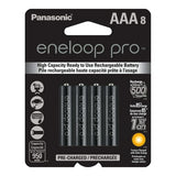 Panasonic Eneloop Pro AAA Rechargeable Batteries (8-Pack)