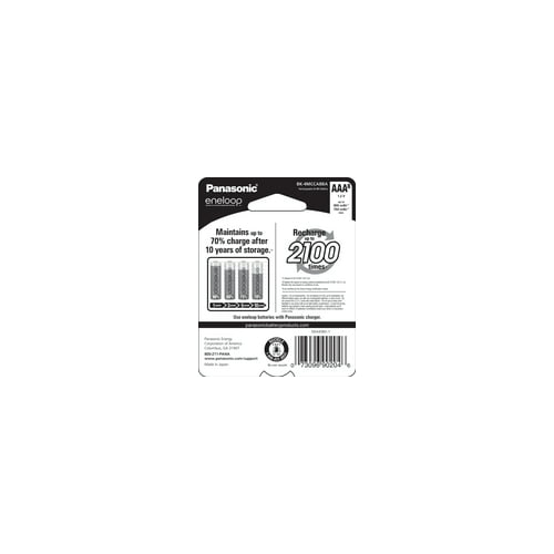 Panasonic Eneloop Ni-MH Pre-Charged Rechargeable AAA (8-Pack)
