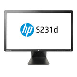 HP EliteDisplay S231D 23-Inch FHD IPS Monitor Built-in Webcam DP 1.2, USB , RJ-45 (Certified Refurb)