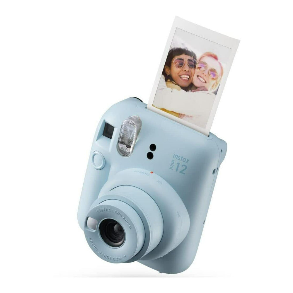 Fujifilm Instax Mini 12 Easy-To-Use Instant Camera with Flash and Close-Up Mode (Pastel Blue)