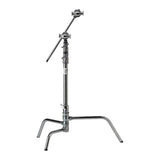 Kupo 20-Inch Master C-Stand with Turtle Base Kit (2.5-Inch Grip Head and 20-Inch Grip Arm, Silver)