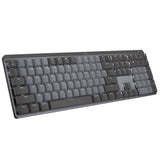 Logitech MX Mechanical Wireless Illuminated Keyboard, Clicky Switches (Graphite) w/Mouse & Palm Rest