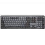 Logitech MX Mechanical Wireless Illuminated Keyboard, Clicky Switches (Graphite) w/Mouse & Palm Rest