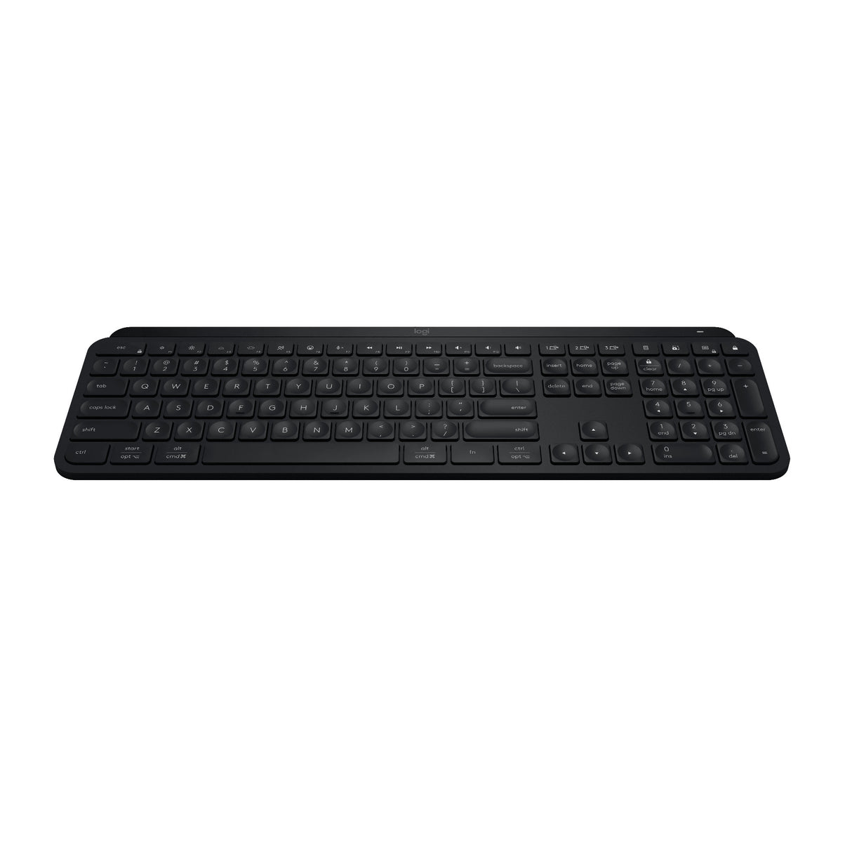 Logitech MX Keys S Wireless Keyboard with Smart Actions Shortcuts (Black) with Mouse & Palm Rest