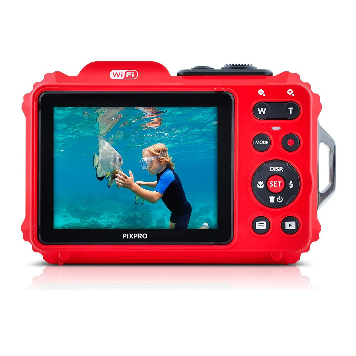 Kodak Pixpro WPZ2 Waterproof Shockproof Dustproof 16MP 4x 2.7-Inch LCD Digital Camera (Red)