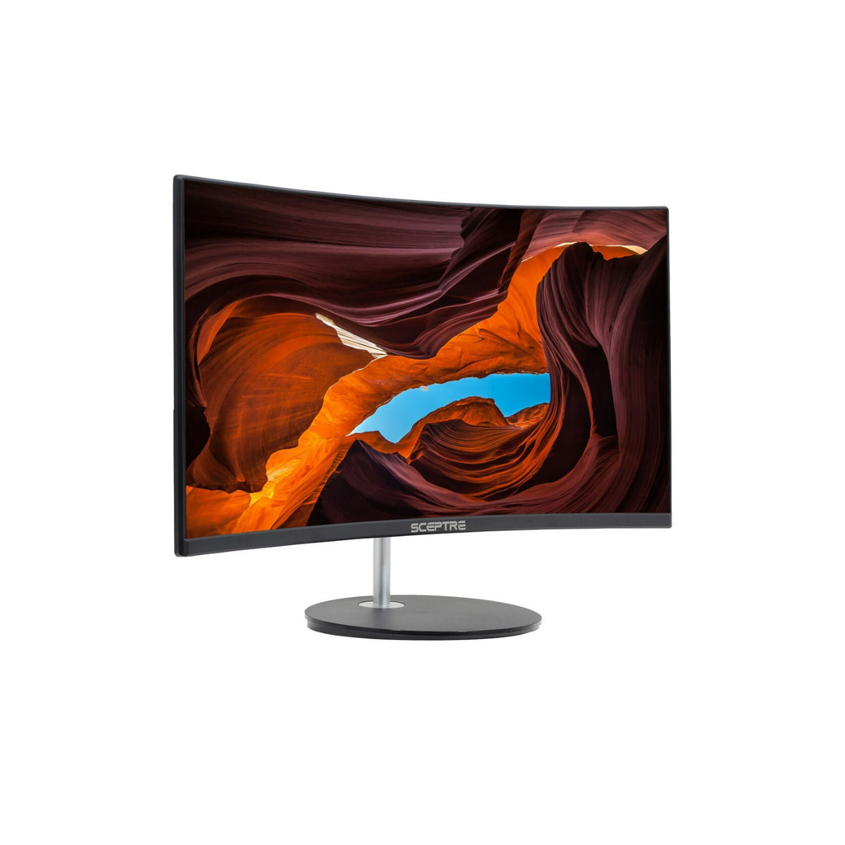 Sceptre C275W-1920RN Curved 27-Inch FHD LED Monitor with Built-In Speakers, HDMI and VGA (Black)