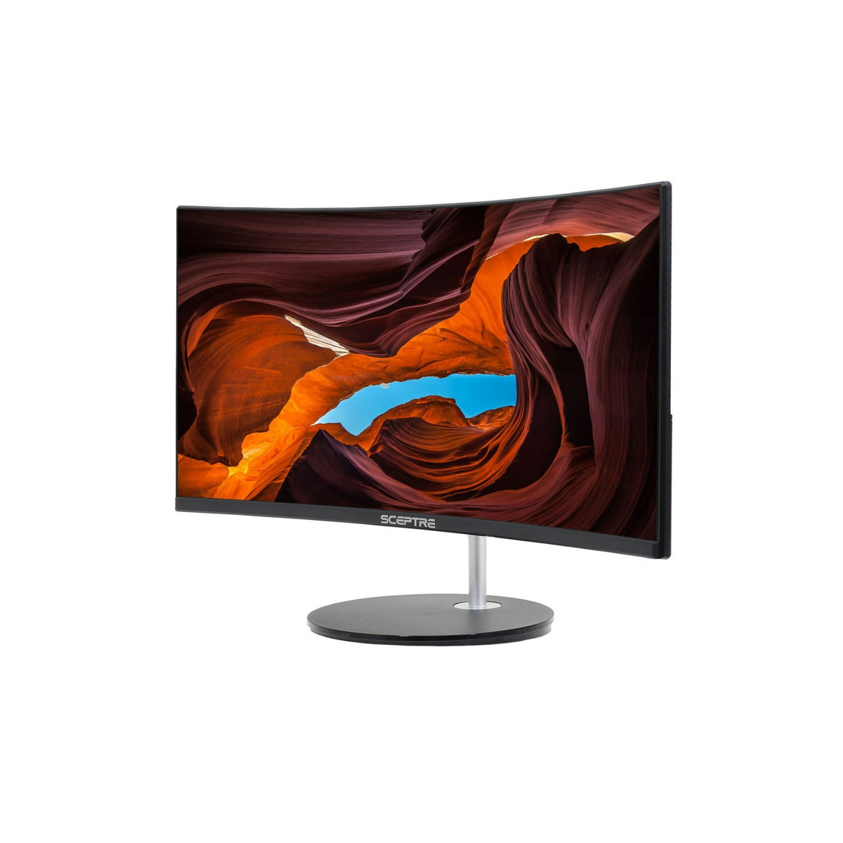 Sceptre C275W-1920RN Curved 27-Inch FHD LED Monitor with Built-In Speakers, HDMI and VGA (Black)