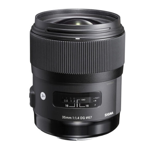 Sigma 35mm f/1.4 Art DG HSM Lens for Canon DSLR Camera with 1TB Hard Drive and 64GB SD Card Bundle