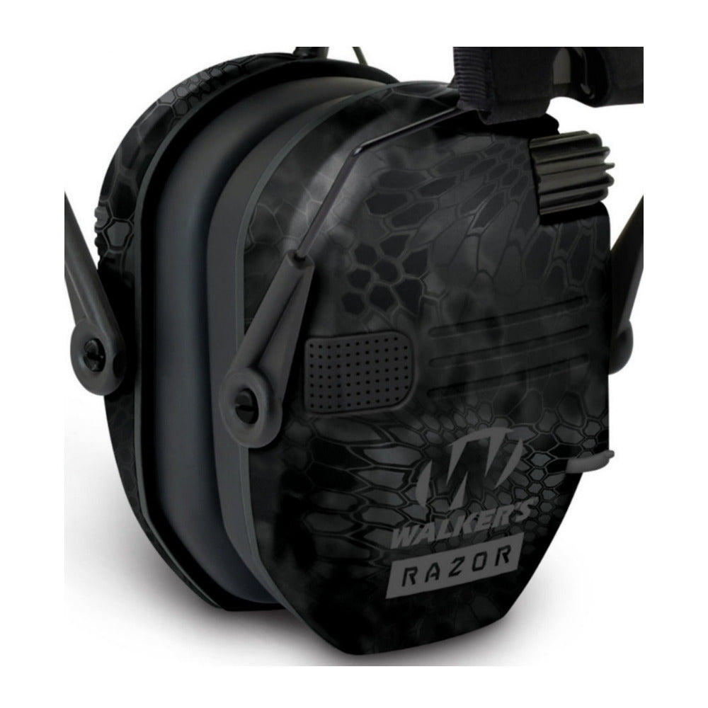 Walker's Razor Patriot Series Ultra Low-Profile Electronic Muffs (Kryptek Camo)