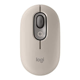 Logitech Pop Keys Wireless Mechanical Keyboard with Emoji Keys (Mist) w/Wireless Mouse & Desk Mat