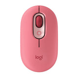 Logitech Pop Keys Wireless Mechanical Keyboard with Emoji Keys (Rose) w/Wireless Mouse & Desk Mat