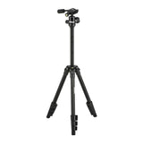 Nikon 16749 Compact Four-Section Aluminum Tripod (Black) with Cleaning Bundle