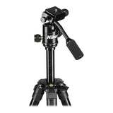 Nikon 16749 Compact Four-Section Aluminum Tripod (Black) with Cleaning Bundle