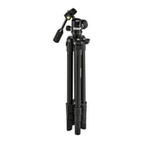 Nikon 16749 Compact Four-Section Aluminum Tripod (Black) with Cleaning Bundle