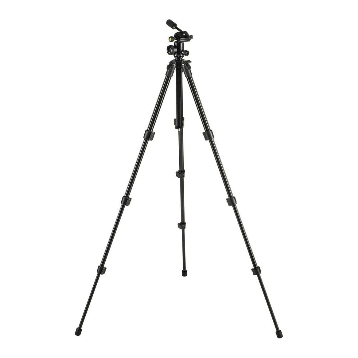 Nikon 16749 Compact Four-Section Aluminum Tripod (Black) with Cleaning Bundle