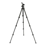 Nikon 16749 Compact Four-Section Aluminum Tripod (Black) with Cleaning Bundle