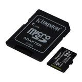 Kingston 64GB 100MB/s Read Speed Canvas Durable A1-Rated Memory Cards (2-Pack)