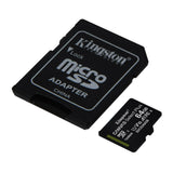 Kingston 64GB 100MB/s Read Speed Canvas Durable Select Plus UHS-I microSDXC Memory Cards (3-Pack)
