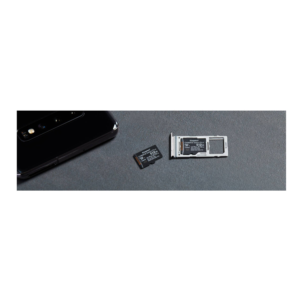 Kingston 512GB 100MB/s Read and 85MB/s Write Durable Canvas Select Plus UHS-I microSDXC Memory Card