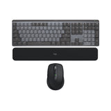 Logitech MX Mechanical Wireless Illuminated Keyboard, Clicky Switches (Graphite) w/Mouse & Palm Rest