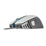 Corsair M65 RGB Elite 18,000 DPI Optical Sensor Fully Programmable Buttons Gaming Mouse (White)