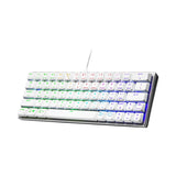 Cooler Master SK620 Wired Mechanical Low Profile Gaming Keyboard with Red Switches (Silver White)